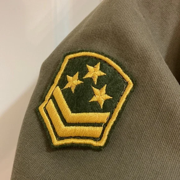 Green military khaki jacket - Picture 4 of 5